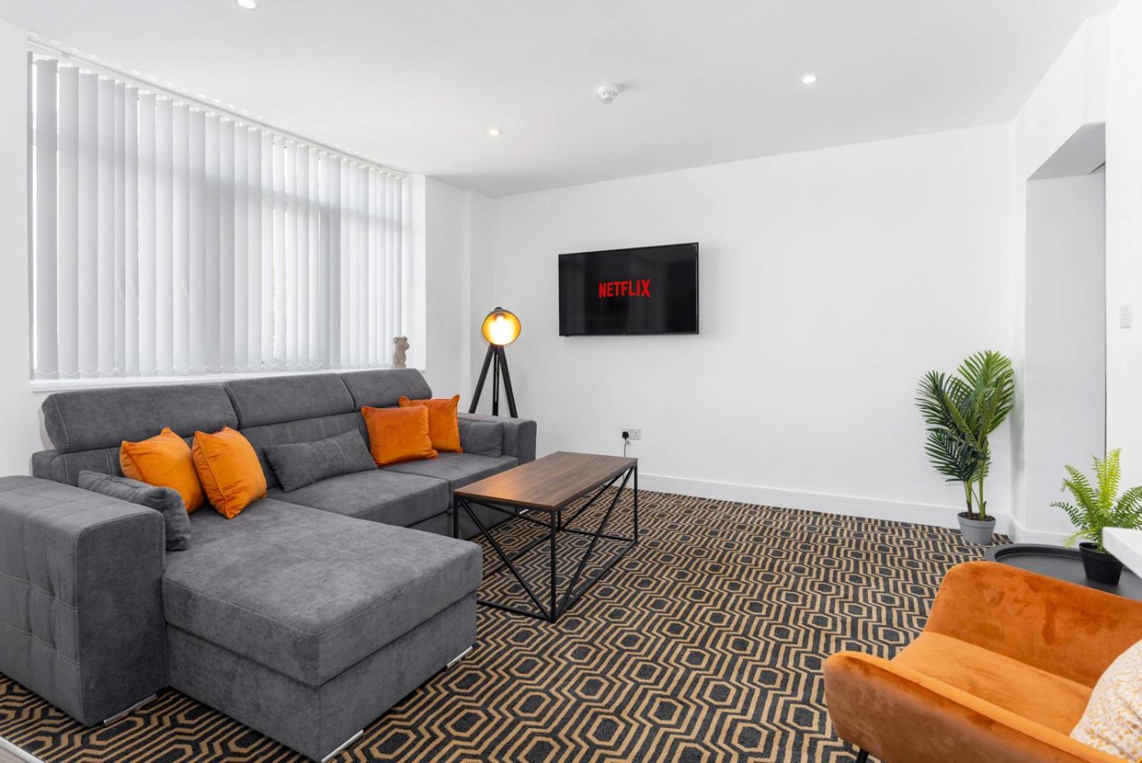 Flatzy - 16 Guests 4 En-Suite Central Apartment A Ливърпул Екстериор снимка